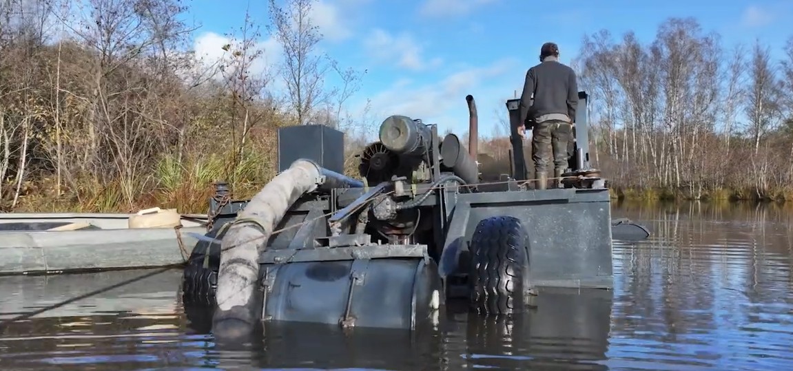 Désenvasement du marais de Blangy-Tronville 